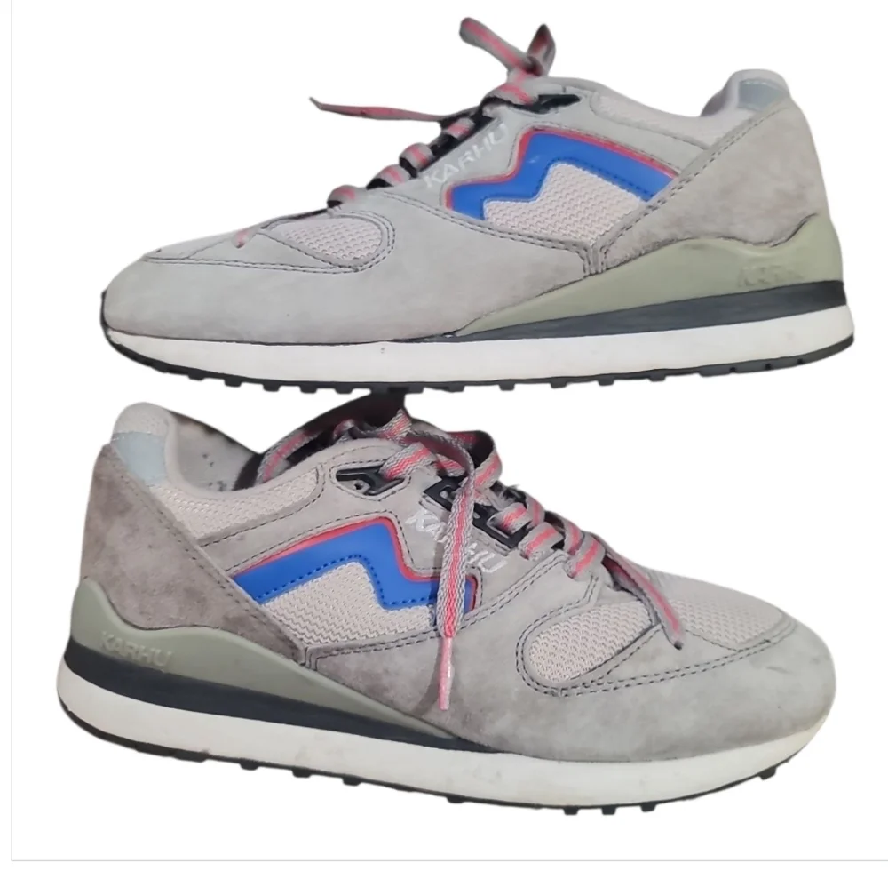 KARHU Gray Blue Athletic Shoes Retro unisex m 4.5 w 6 synchron classic